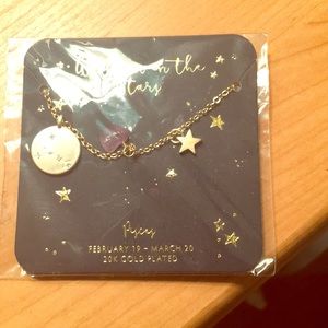 Pisces ♓️ Gold Plater Necklace